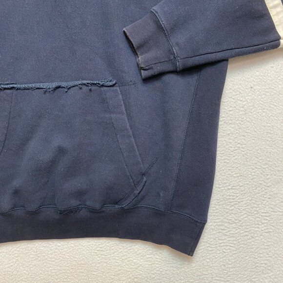 VINTAGE Penn State Nittany Lions Sweatshirt Mens L Navy OBV 1/4 Zip Pullover - Picture 5 of 15